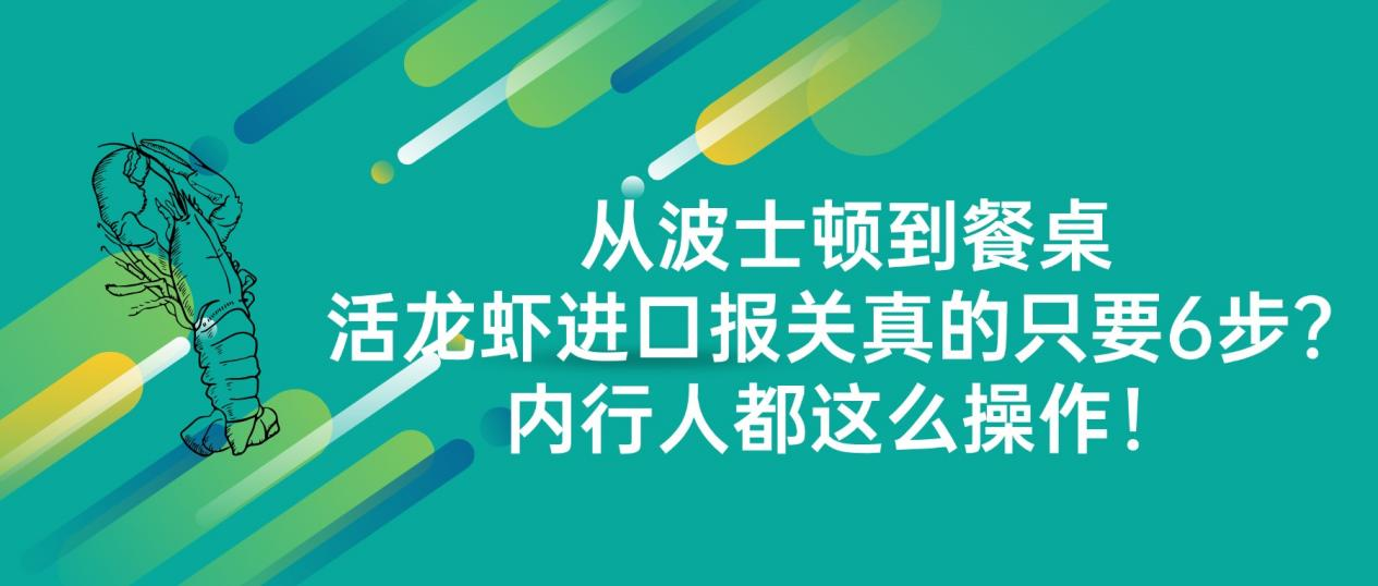 从波士顿到餐桌，活龙虾进口报关真的只要6步？内行人都这么操作！